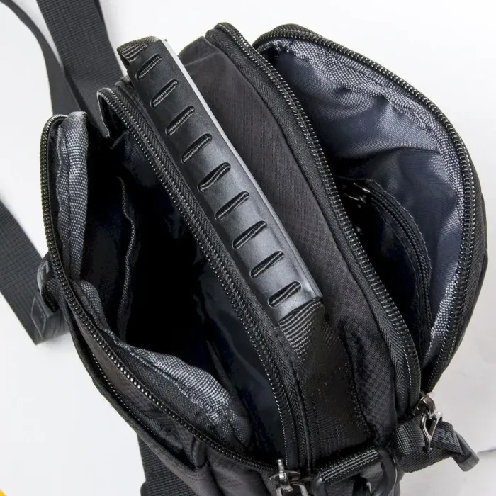 Сумка чоловіча Планшет нейлон Lanpad 8382 black
