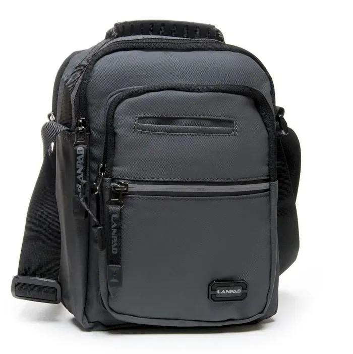 Сумка чоловіча Планшет нейлон Lanpad 85008 grey