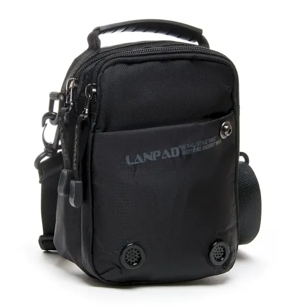 Сумка чоловіча Планшет нейлон Lanpad 8354 black