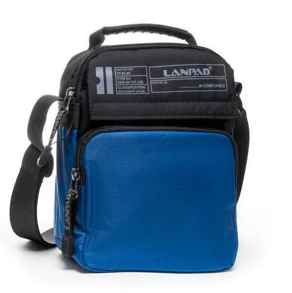 Сумка чоловіча Планшет нейлон Lanpad 7674 sky blue