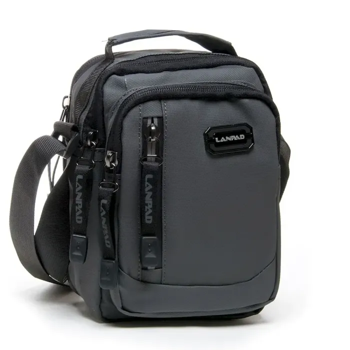Сумка чоловіча Планшет нейлон Lanpad 85002 grey