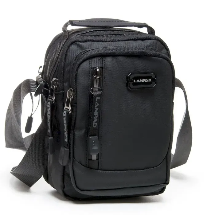 Сумка чоловіча Планшет нейлон Lanpad 85002 black