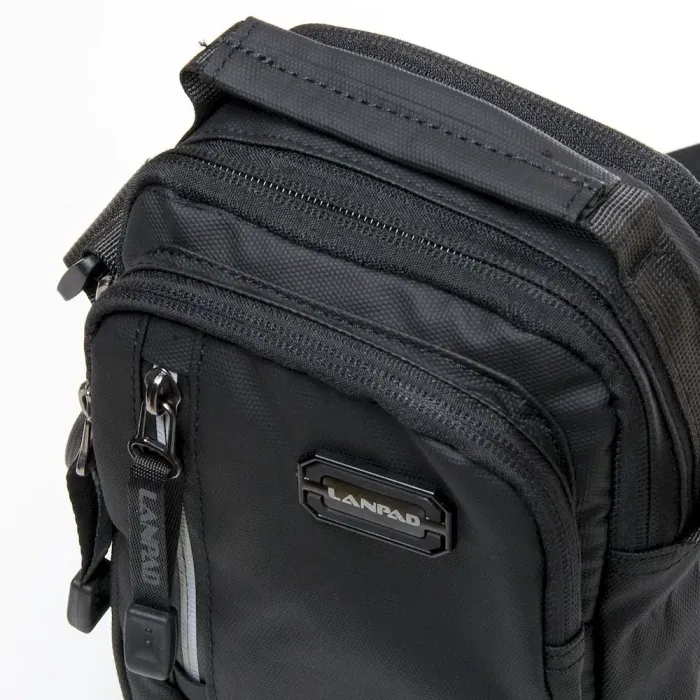 Сумка чоловіча Планшет нейлон Lanpad 85002 black