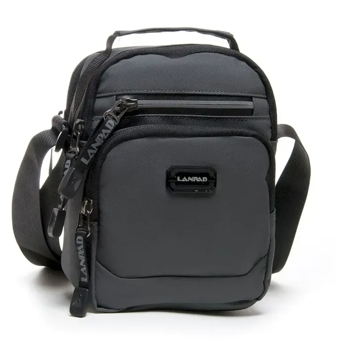 Сумка чоловіча Планшет нейлон Lanpad 85001 grey