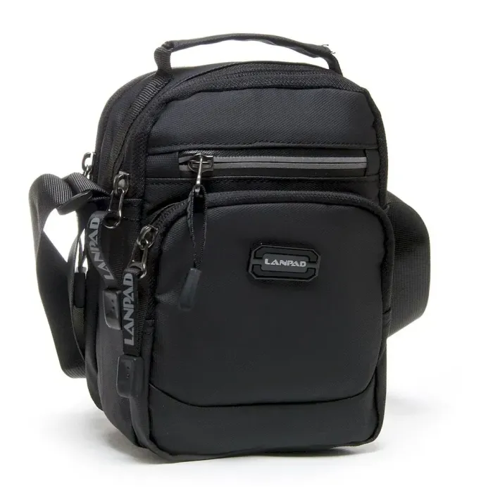 Сумка чоловіча Планшет нейлон Lanpad 85001 black