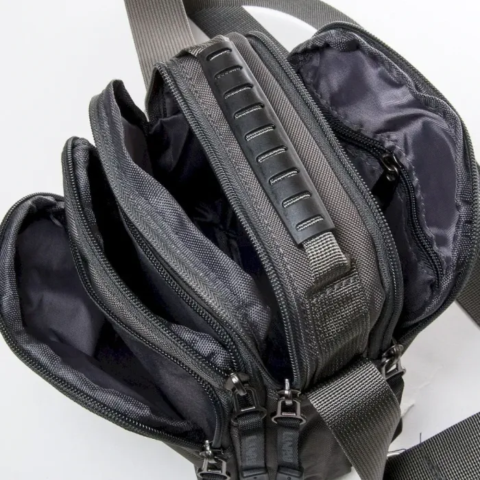 Сумка чоловіча Планшет нейлон Lanpad 98911 grey