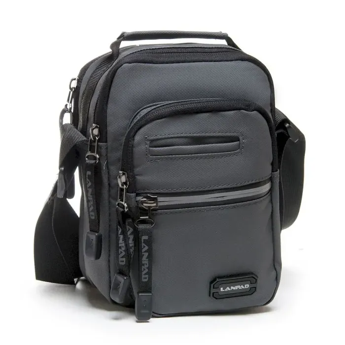 Сумка Мужская Планшет нейлон Lanpad 8184 grey