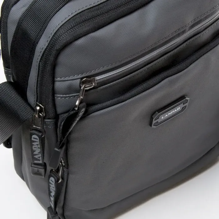 Сумка чоловіча Планшет нейлон Lanpad 82027 grey