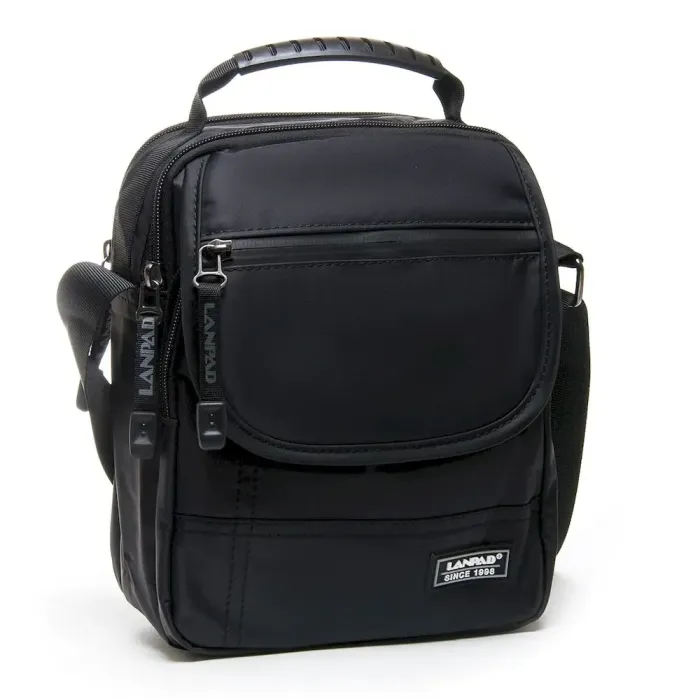 Сумка чоловіча Планшет нейлон Lanpad 9637 black