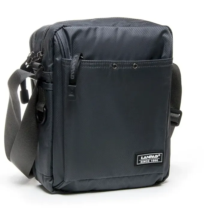 Сумка чоловіча Планшет нейлон Lanpad 8379 grey