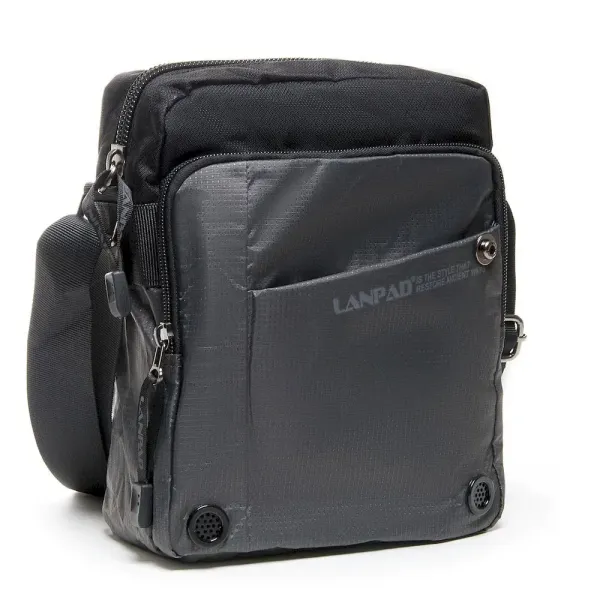 Сумка чоловіча Планшет нейлон Lanpad 8352 grey