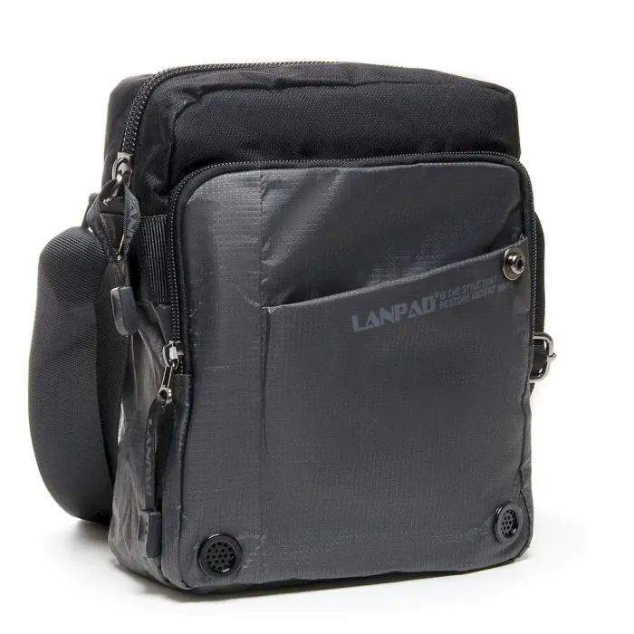 Сумка чоловіча Планшет нейлон Lanpad 8352 grey