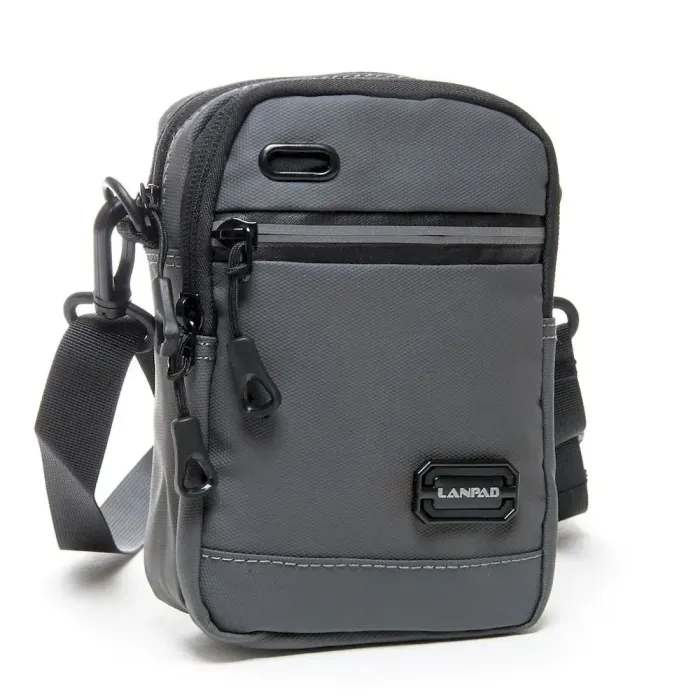 Сумка чоловіча Планшет нейлон Lanpad 4211 grey