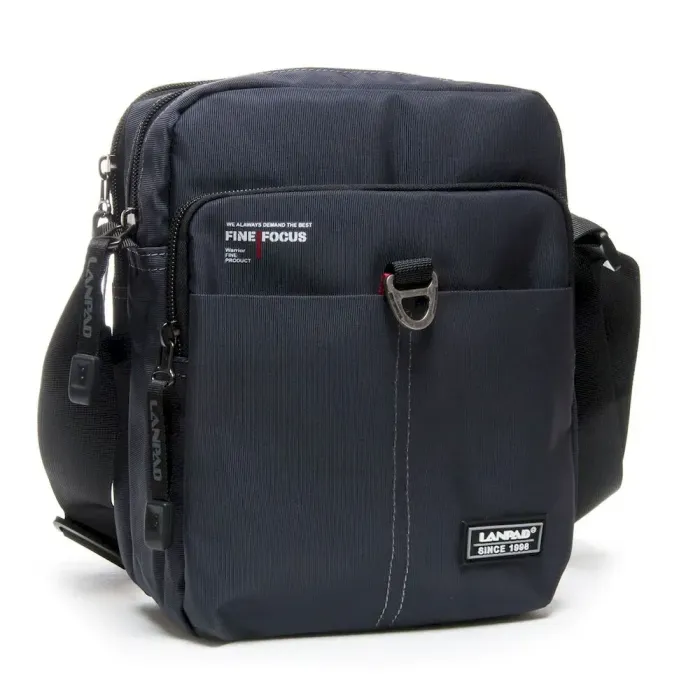 Сумка чоловіча Планшет нейлон Lanpad 4206 grey