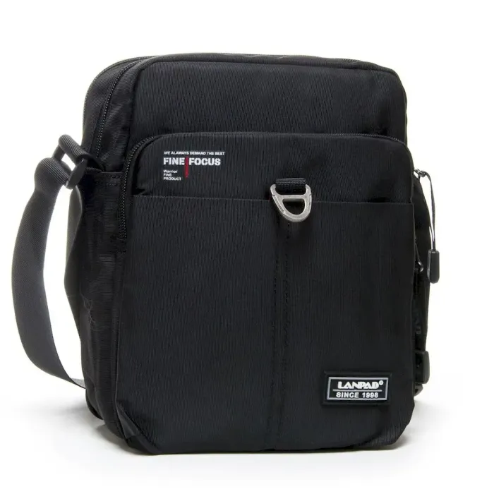 Сумка чоловіча Планшет нейлон Lanpad 4206 black
