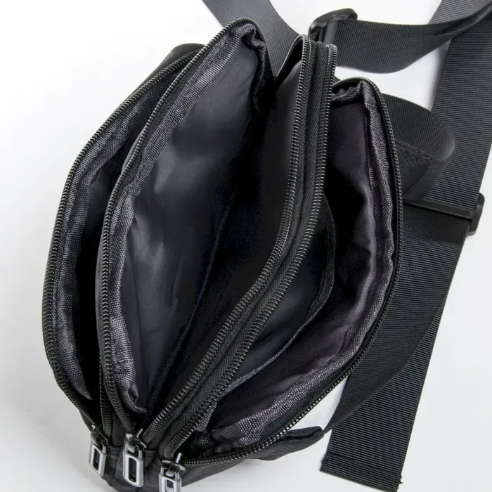 Сумка на пояс нейлон Lanpad 61014 black