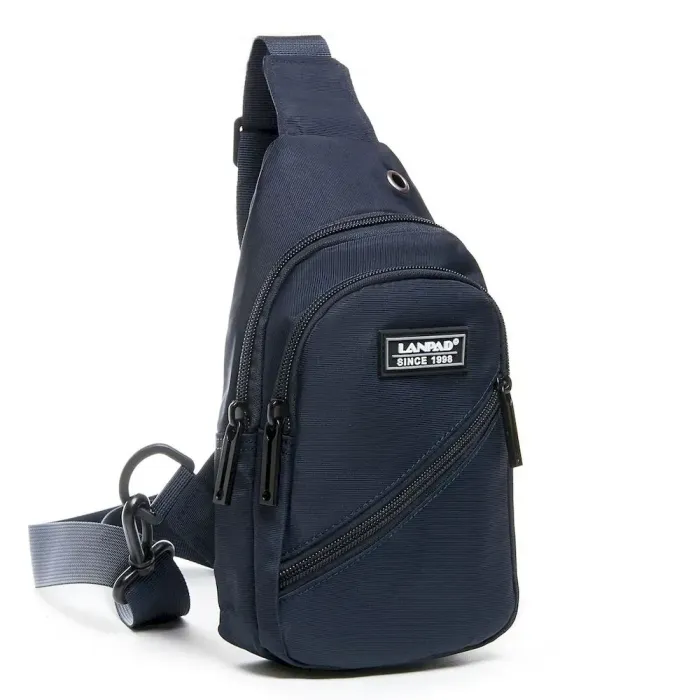 Сумка Мужская На Плечо нейлон Lanpad 82021 blue