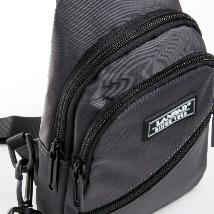 Сумка Мужская На Плечо нейлон Lanpad 82021 grey