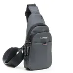 Сумка чоловіча на плече нейлон Lanpad 6023 grey
