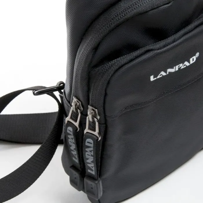 Сумка Мужская На Плечо нейлон Lanpad 6021 black
