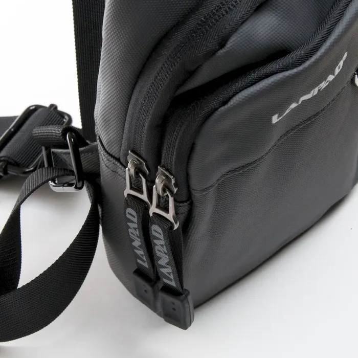 Сумка Мужская На Плечо нейлон Lanpad 6021 grey