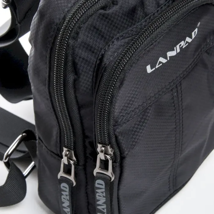Сумка Мужская На Плечо нейлон Lanpad 7662 black