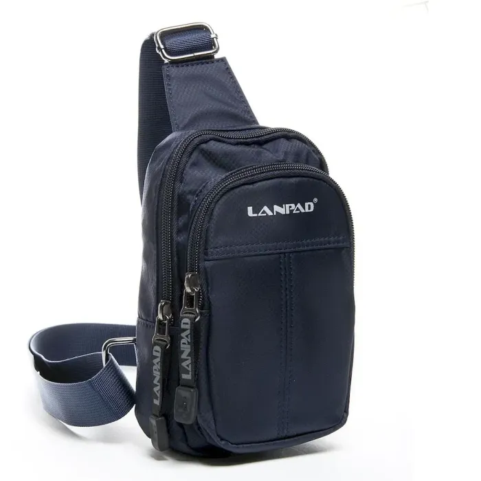 Сумка Мужская На Плечо нейлон Lanpad 7662 blue