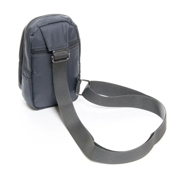 Сумка чоловіча на плече нейлон Lanpad 7662 grey