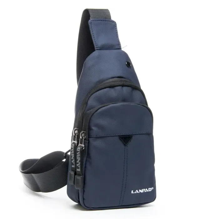 Сумка Мужская На Плечо нейлон Lanpad 6022 blue