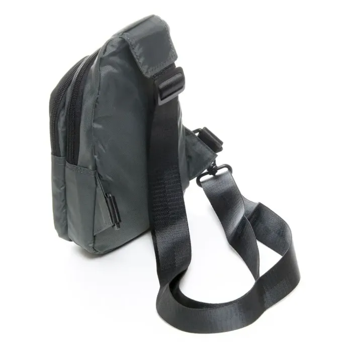 Сумка Мужская На Плечо нейлон Lanpad 82009 grey