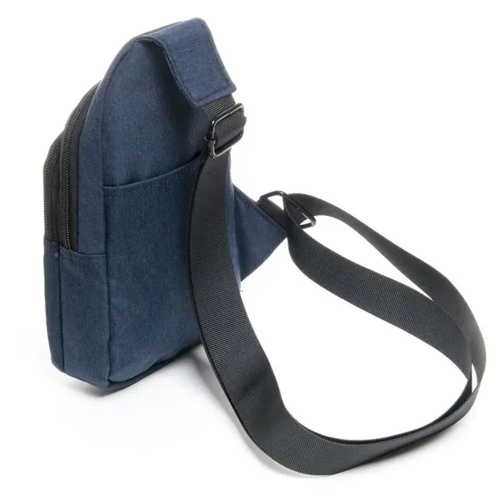 Сумка чоловіча на плече нейлон Lanpad 3718 blue