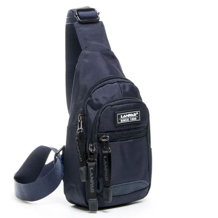 Сумка Мужская На Плечо нейлон Lanpad 6924 blue