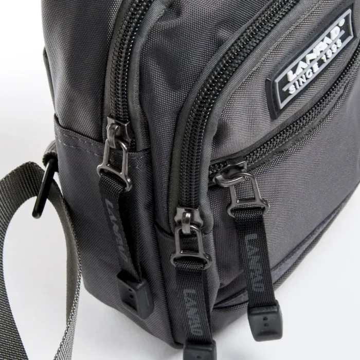 Сумка Мужская На Плечо нейлон Lanpad 6924 grey