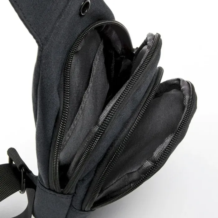 Сумка Мужская На Плечо нейлон Lanpad 3737 black