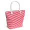 Сумка Женская Пляжная текстиль Luxeva 5013-14 pink полоска мал