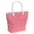 Сумка Жіноча Пляжна текстиль LUXEVA 5013-14 pink полоска мал