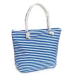 Сумка Жіноча Пляжна текстиль LUXEVA 5013-12 blue полоска мал
