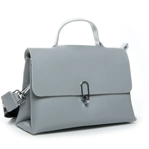 Сумка Жіноча Класична шкіряна ALEX RAI 9713 light-grey