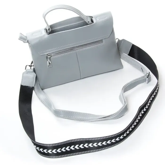 Сумка Жіноча Класична шкіряна ALEX RAI 9713 light-grey