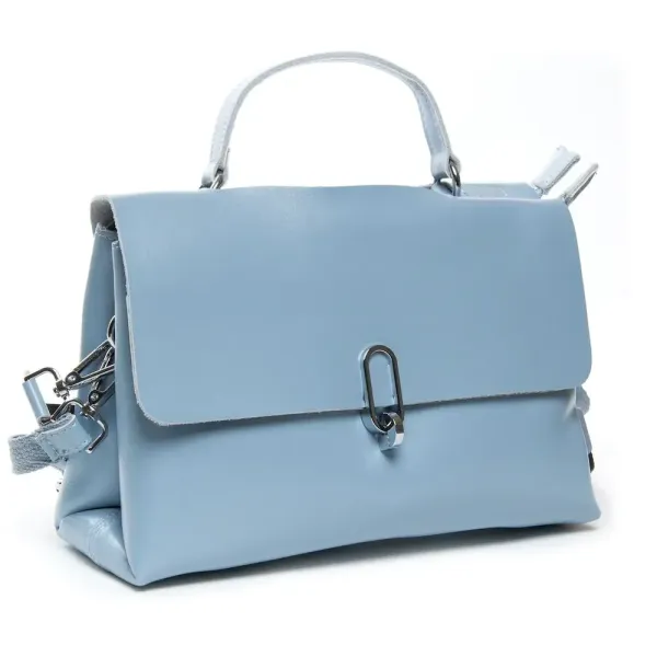 Сумка Жіноча Класична шкіряна ALEX RAI 9713 light-blue
