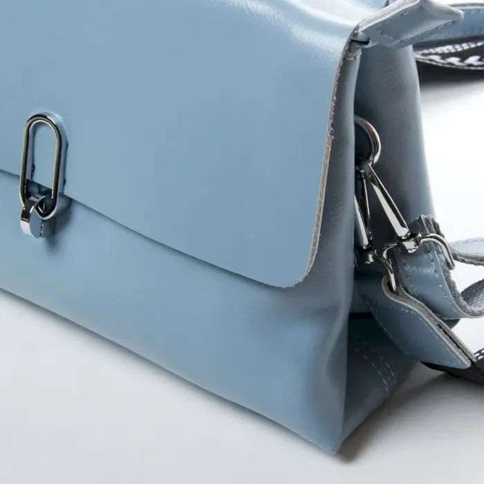 Сумка Жіноча Класична шкіряна ALEX RAI 9713 light-blue