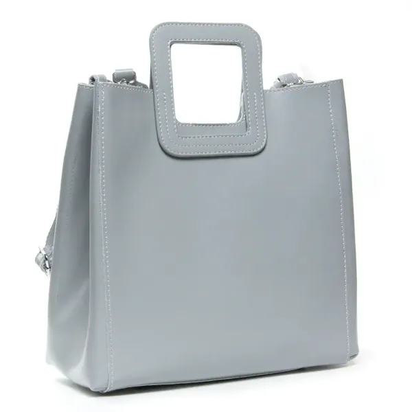 Сумка Жіноча Класична шкіряна ALEX RAI 45-1550 light-grey