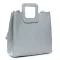 Сумка Жіноча Класична шкіряна ALEX RAI 45-1550 light-grey