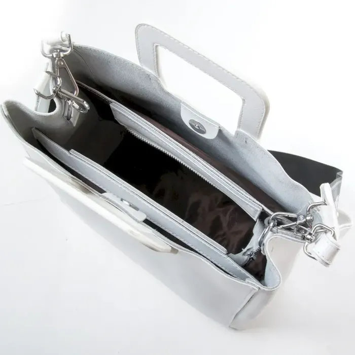 Сумка Жіноча Класична шкіряна ALEX RAI 45-1550 white