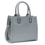 Сумка Жіноча Класична шкіряна ALEX RAI 43-1549 light-grey