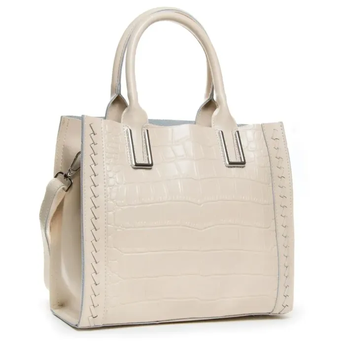 Сумка Жіноча Класична шкіряна ALEX RAI 43-1549 beige