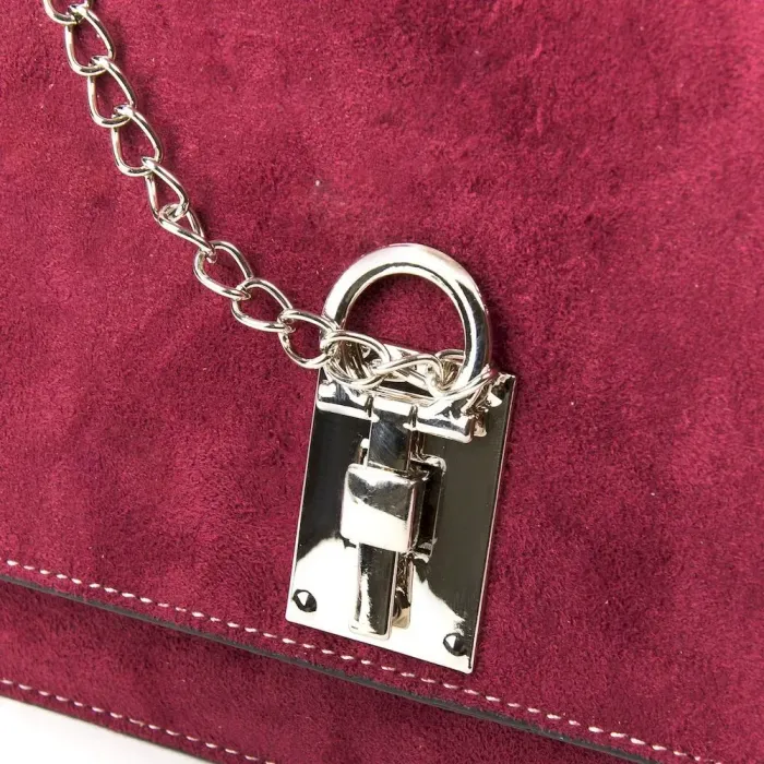 Сумка Женская Классическая иск-замш FASHION 1-011 1094 red