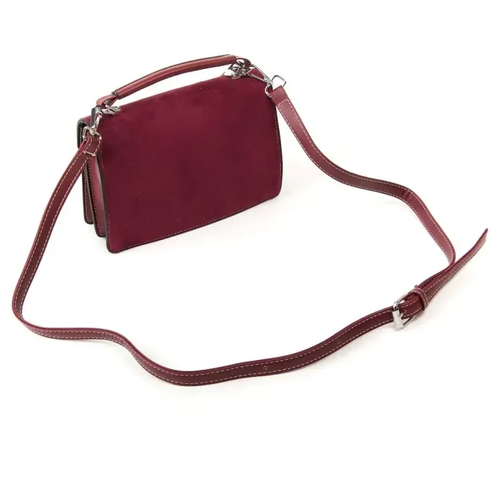 Сумка Женская Классическая иск-замш FASHION 1-011 1094 red