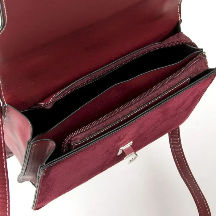 Сумка Женская Классическая иск-замш FASHION 1-011 1094 red