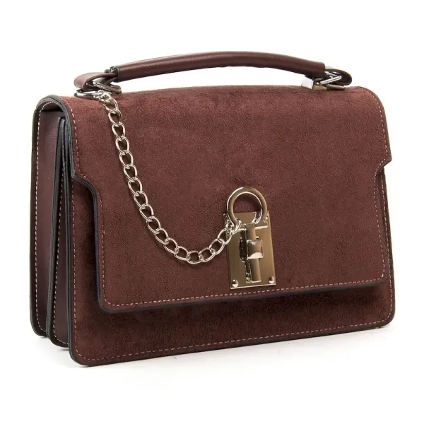 Сумка Жіноча Класична штучний-замш FASHION 1-011 1094 brown